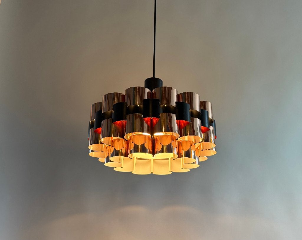 Coronell Electro Denmark hanglamp door Werner Schou, Ophalen of Verzenden, Metaal