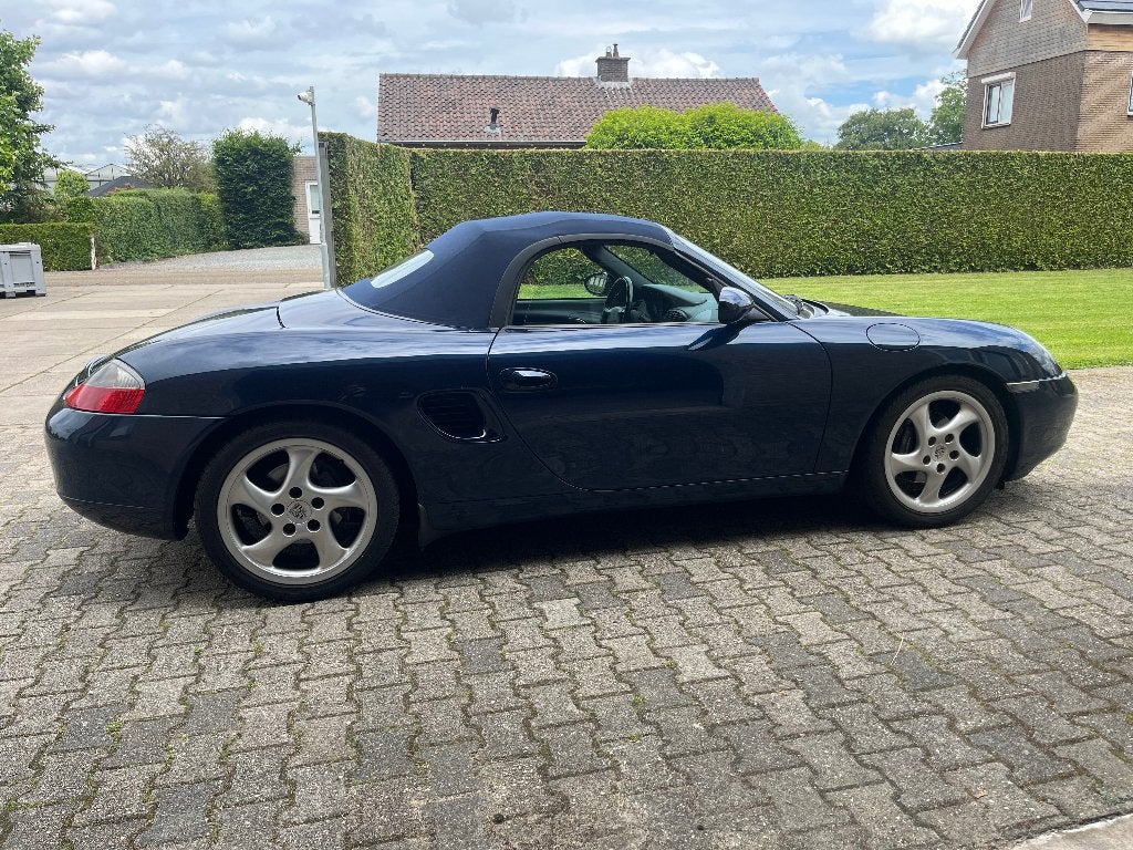 Porsche Boxster 2.7 AUT 2000 Blauw Airco + hardtop, Auto's, Porsche, Automaat, Achterwielaandrijving, Blauw, Origineel Nederlands
