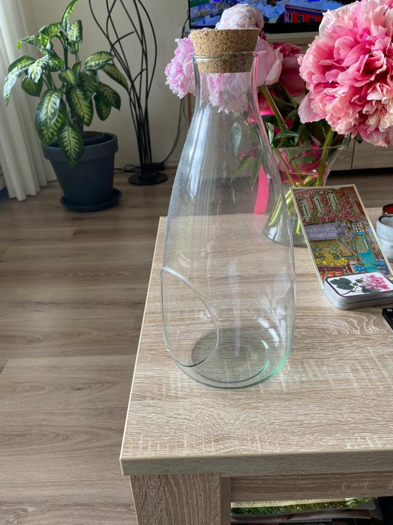 Sierfles voor decoratie, Ophalen of Verzenden, Overige materialen, Minder dan 25 cm