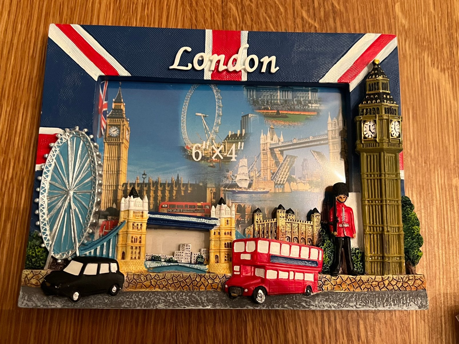 London fotolijst met 3D-details - NIEUW, Ophalen of Verzenden, Nieuw, Hangend, Fotolijst