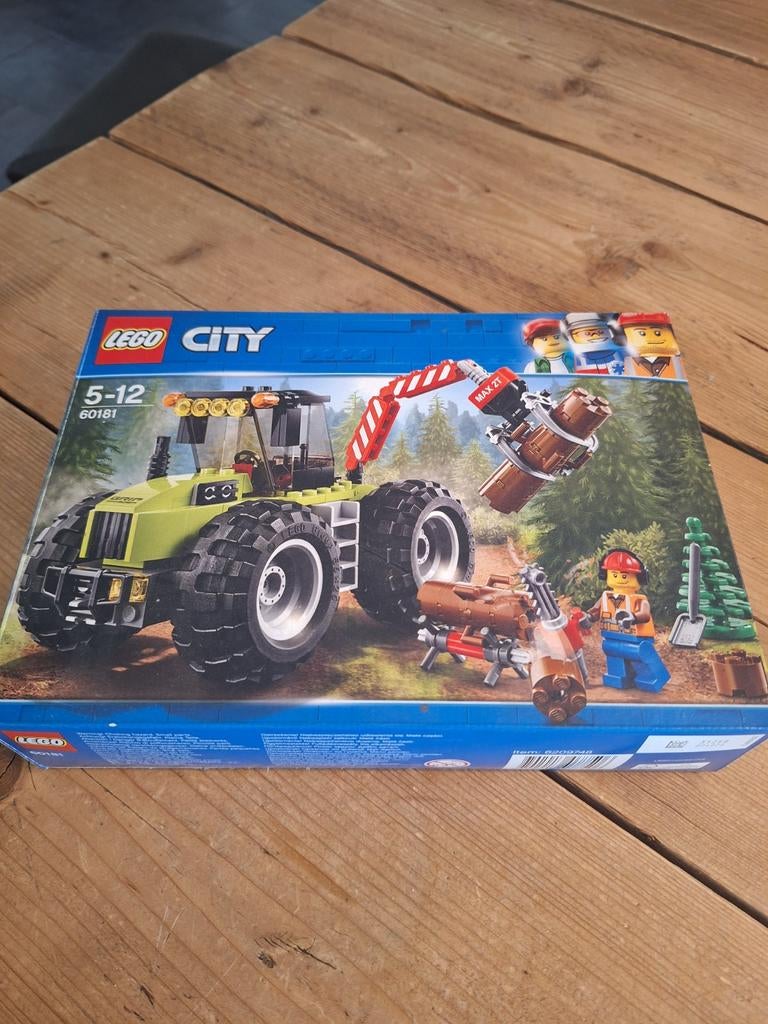 LEGO City 60181 Bosbouwtractor, Lego, Ophalen of Verzenden, Inclusief minifiguren, City