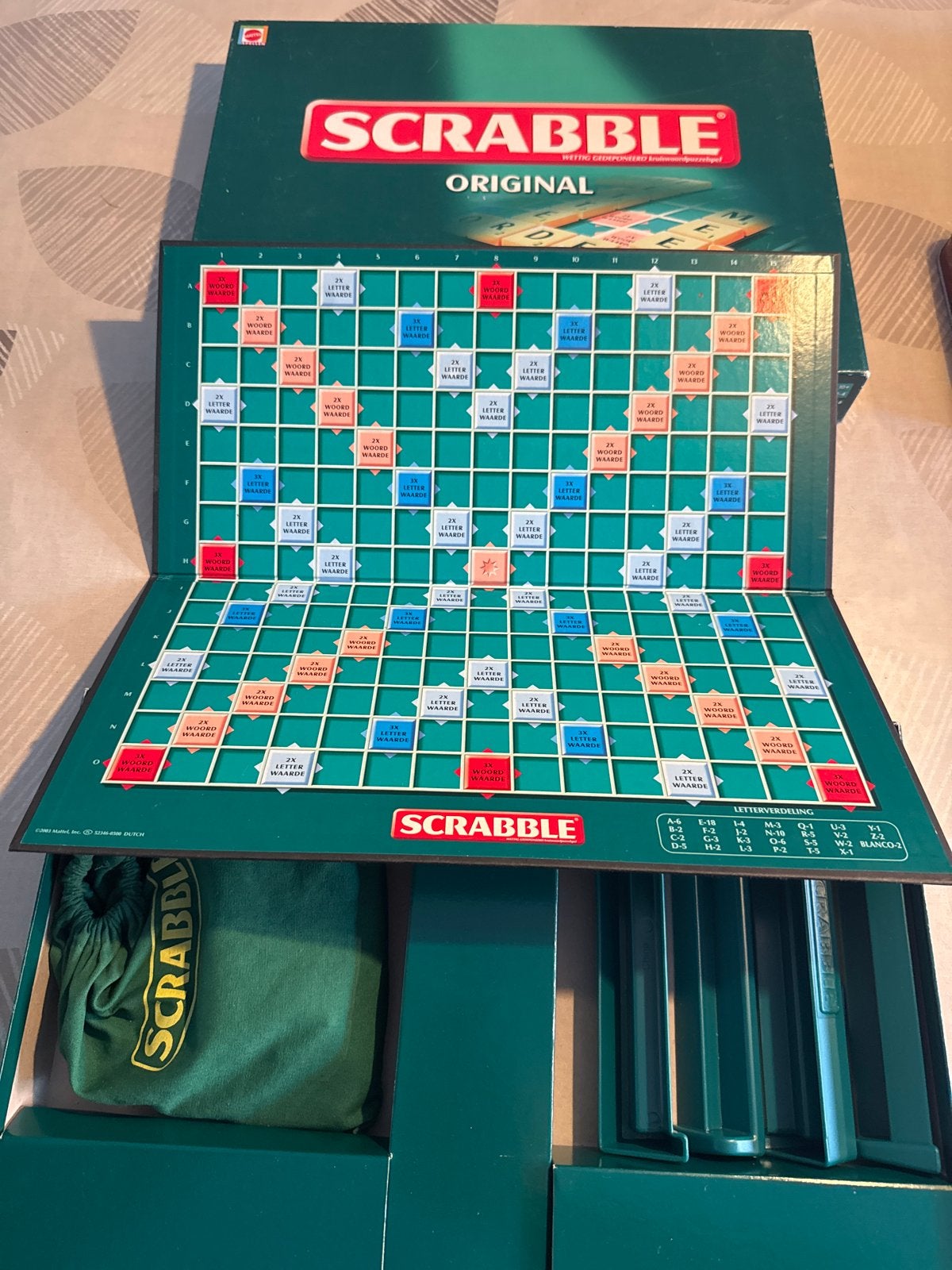 Scrabble Original Bordspel - Compleet en Goede Staat, Drie of vier spelers, Ophalen of Verzenden, Gebruikt