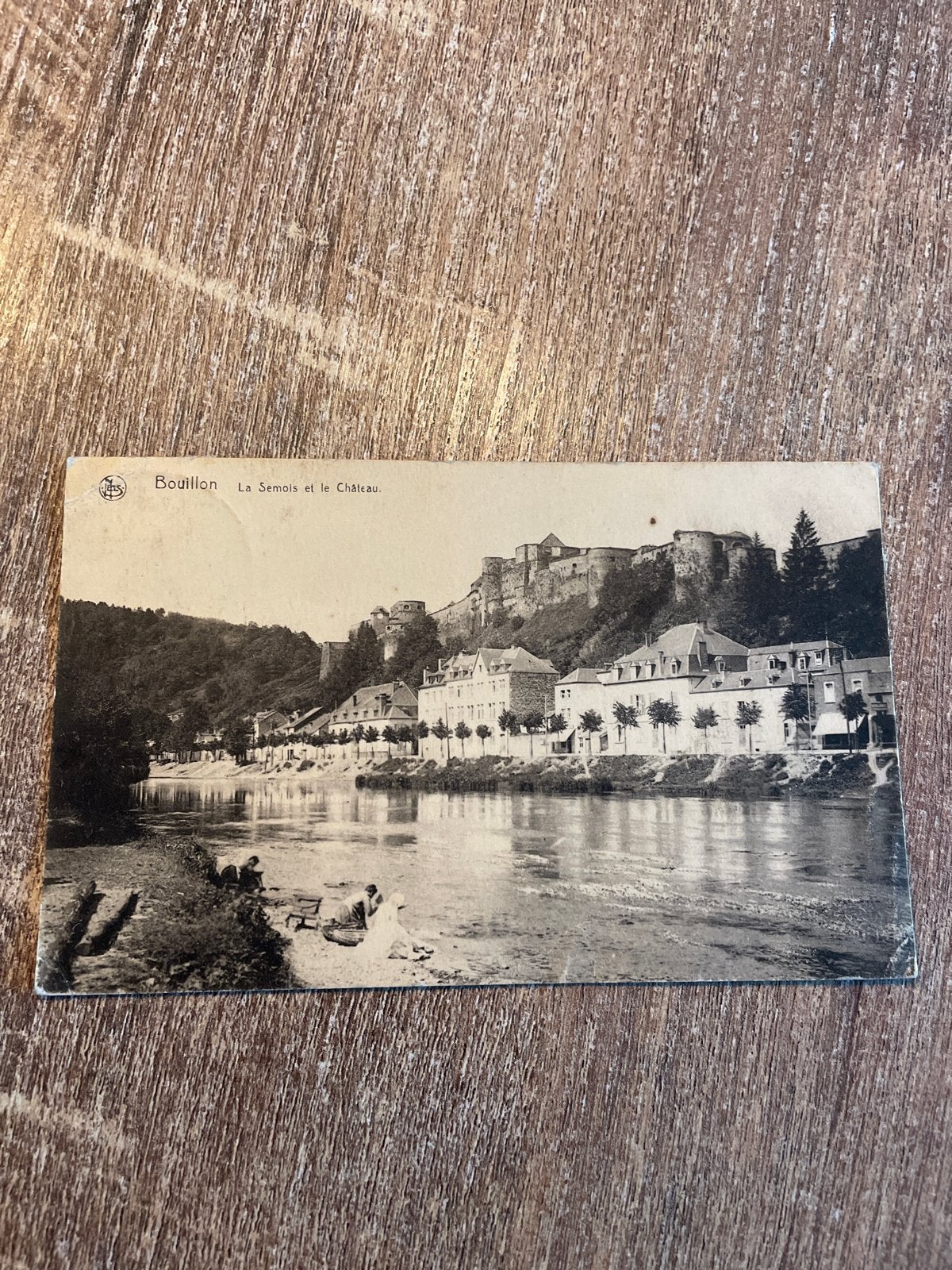 Oude Ansichtkaart Bouillon, La Semois et le Château, Verzamelen, Ophalen of Verzenden, Gelopen, België en Luxemburg