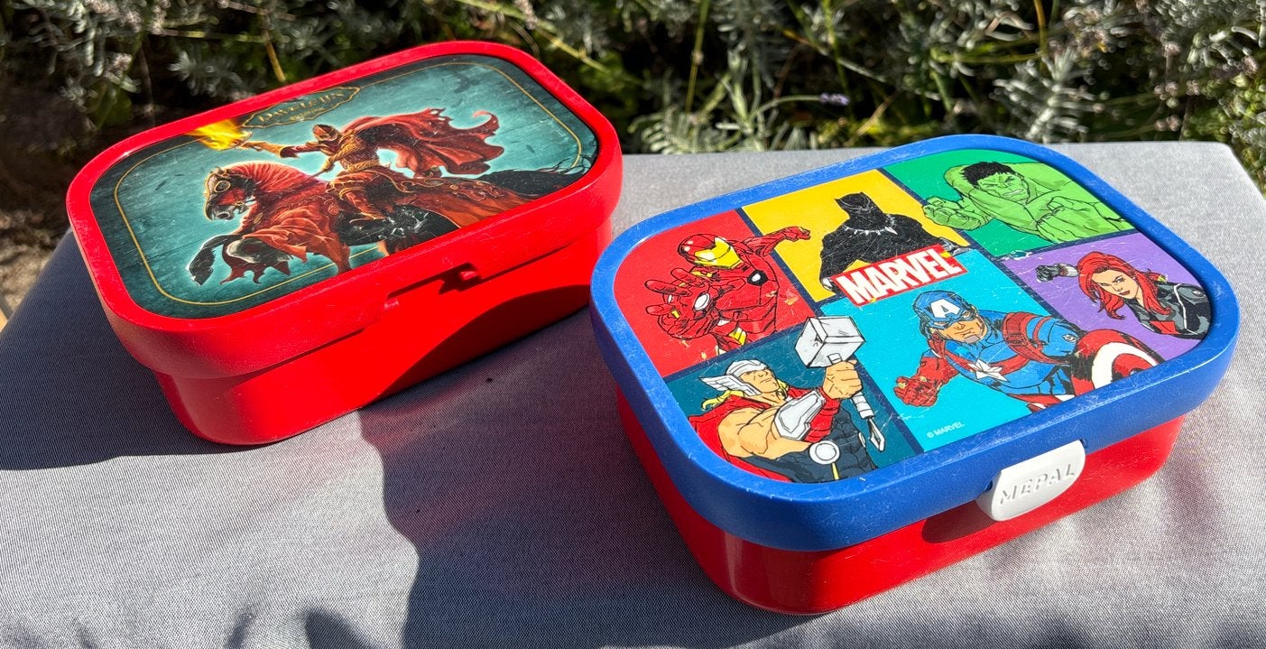 Mepal Lunchboxen: Marvel Superhelden & Thor, Ophalen of Verzenden, Gebruikt, Jongen