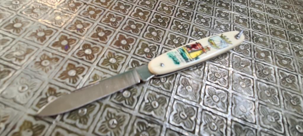 Vintage zakmes Vlieland souvenir, Antiek en Kunst, Verzenden