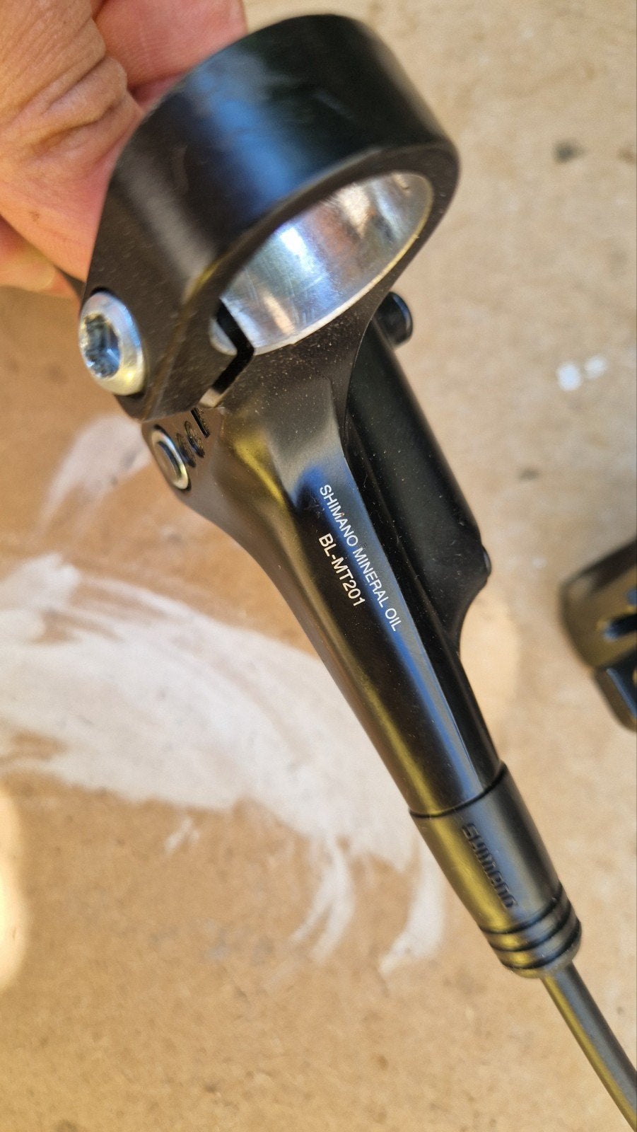 Shimano hydraulische voorrem, zgan, Ophalen of Verzenden, Zo goed als nieuw, Remmen, Shimano