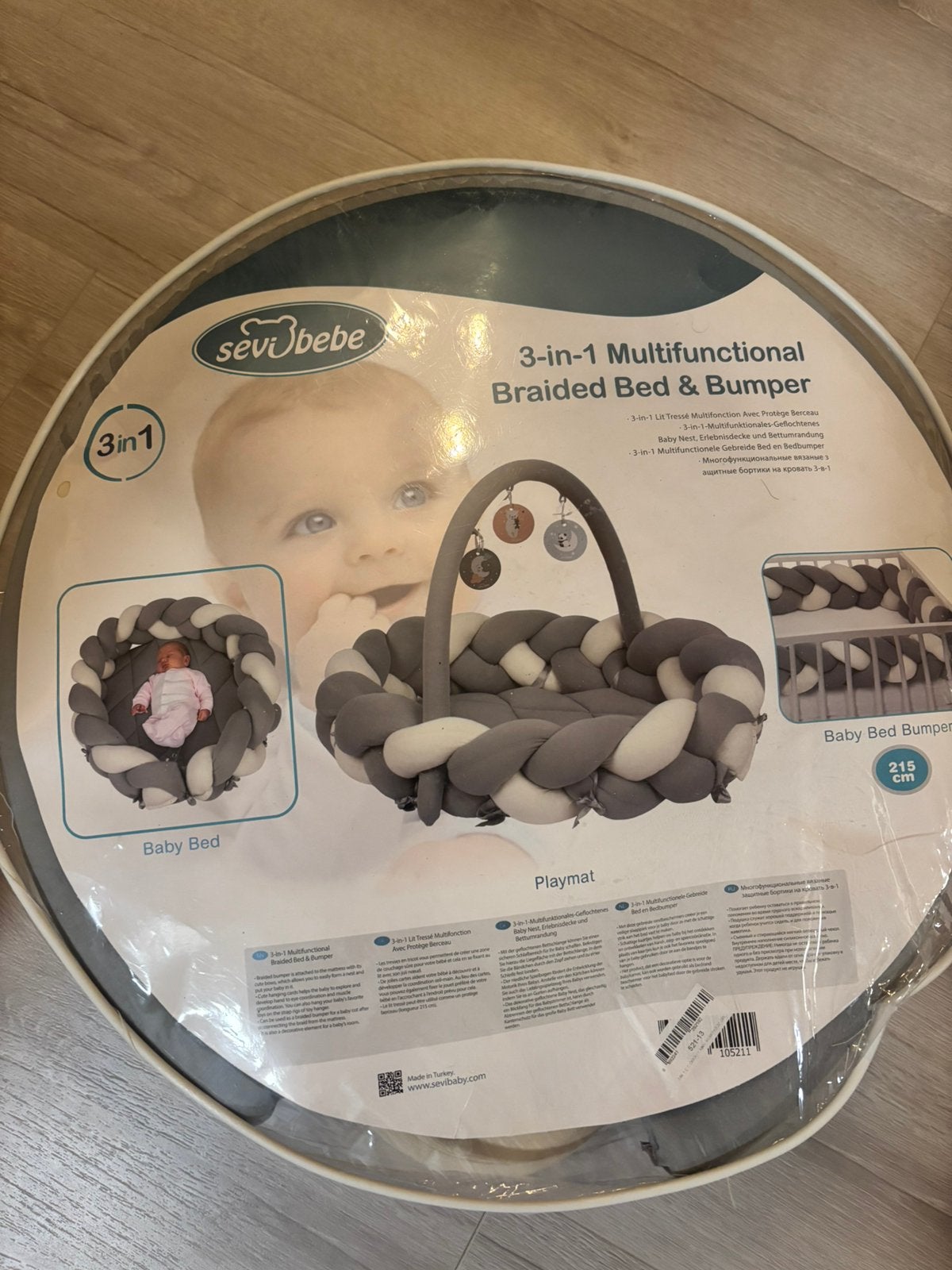 Baby nestje/ speelmat en bed bumper, Ophalen, Gebruikt, Minder dan 140 cm, Minder dan 70 cm