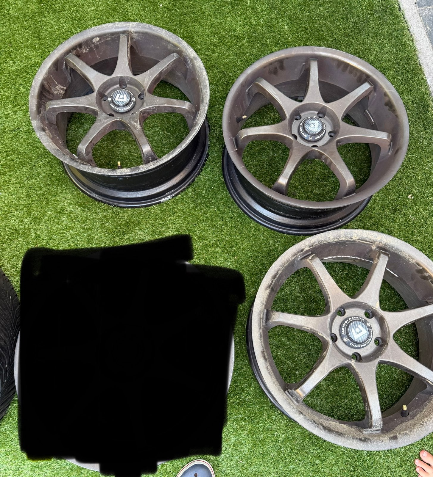 R18 5x114,3 velgen LES DE TEXT, Ophalen, Gebruikt