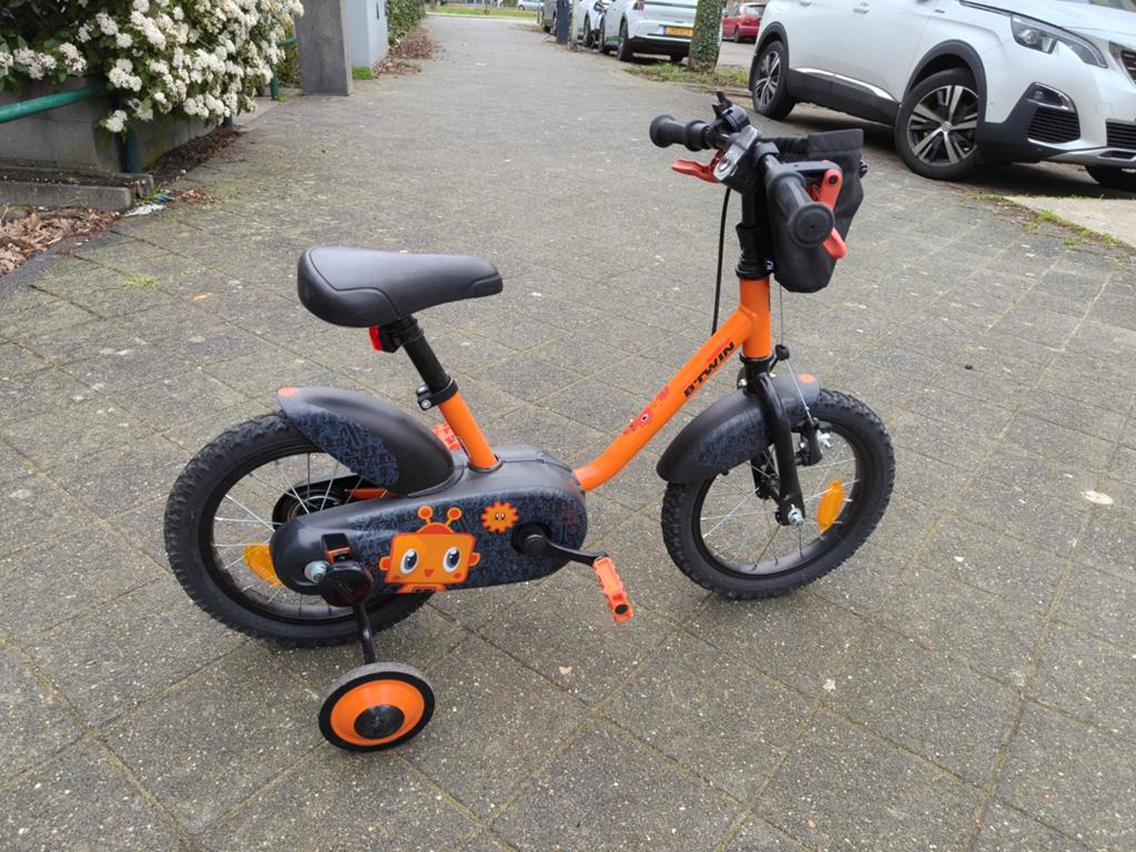 B'Twin kinderfiets, Ophalen, Minder dan 16 inch