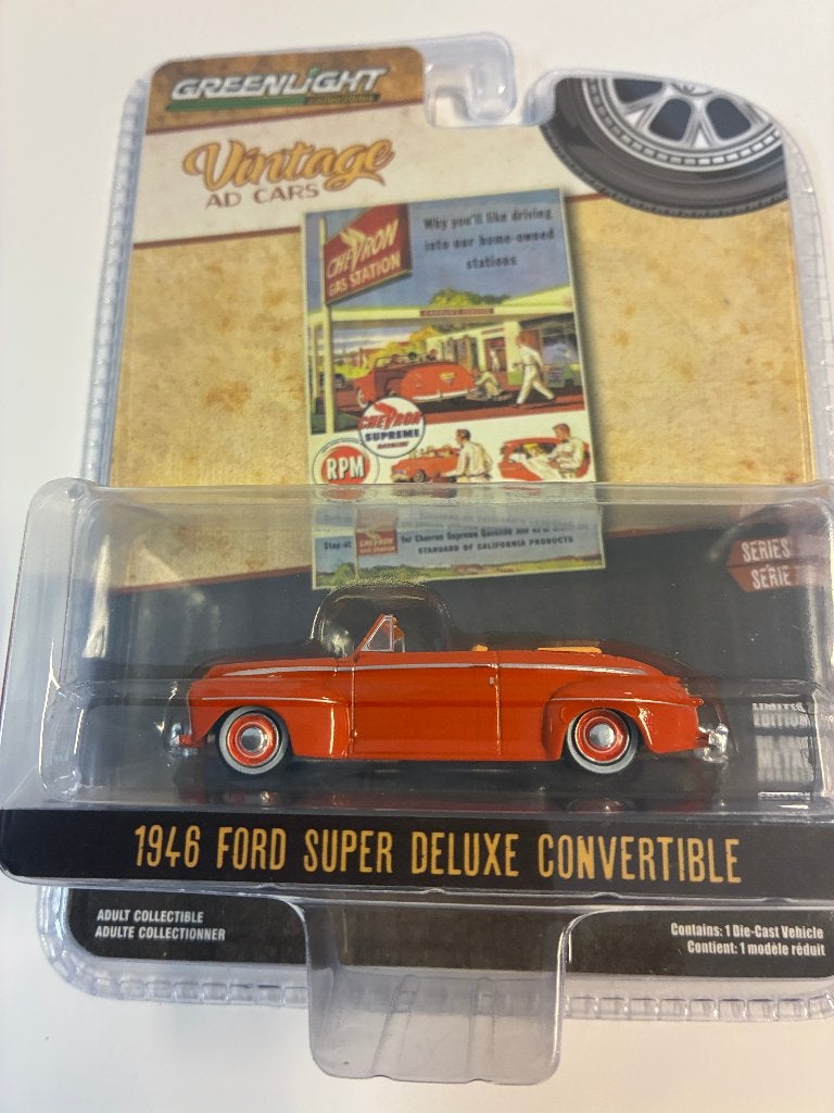 89184 Ford Super Deluxe Convertible - 1946 - Greenlight 1:64, Auto, Nieuw, Ophalen of Verzenden, Bachsatztstr. 54 D 72131 Ofterdingen, Germany
