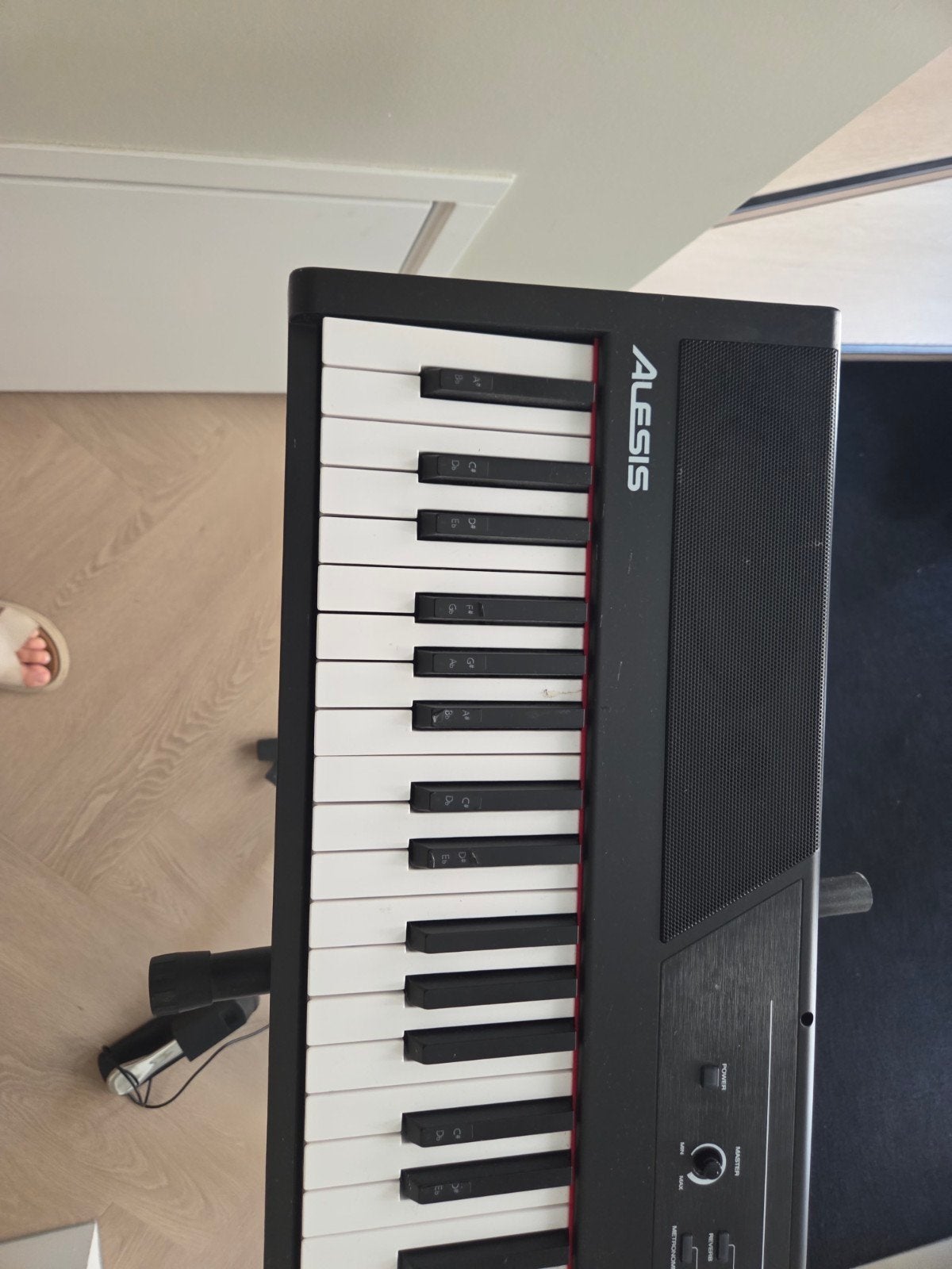 Alesis Recital 88-toetsen digitaal piano met standaard, 88 toetsen, Zo goed als nieuw, Midi-aansluiting, Ophalen