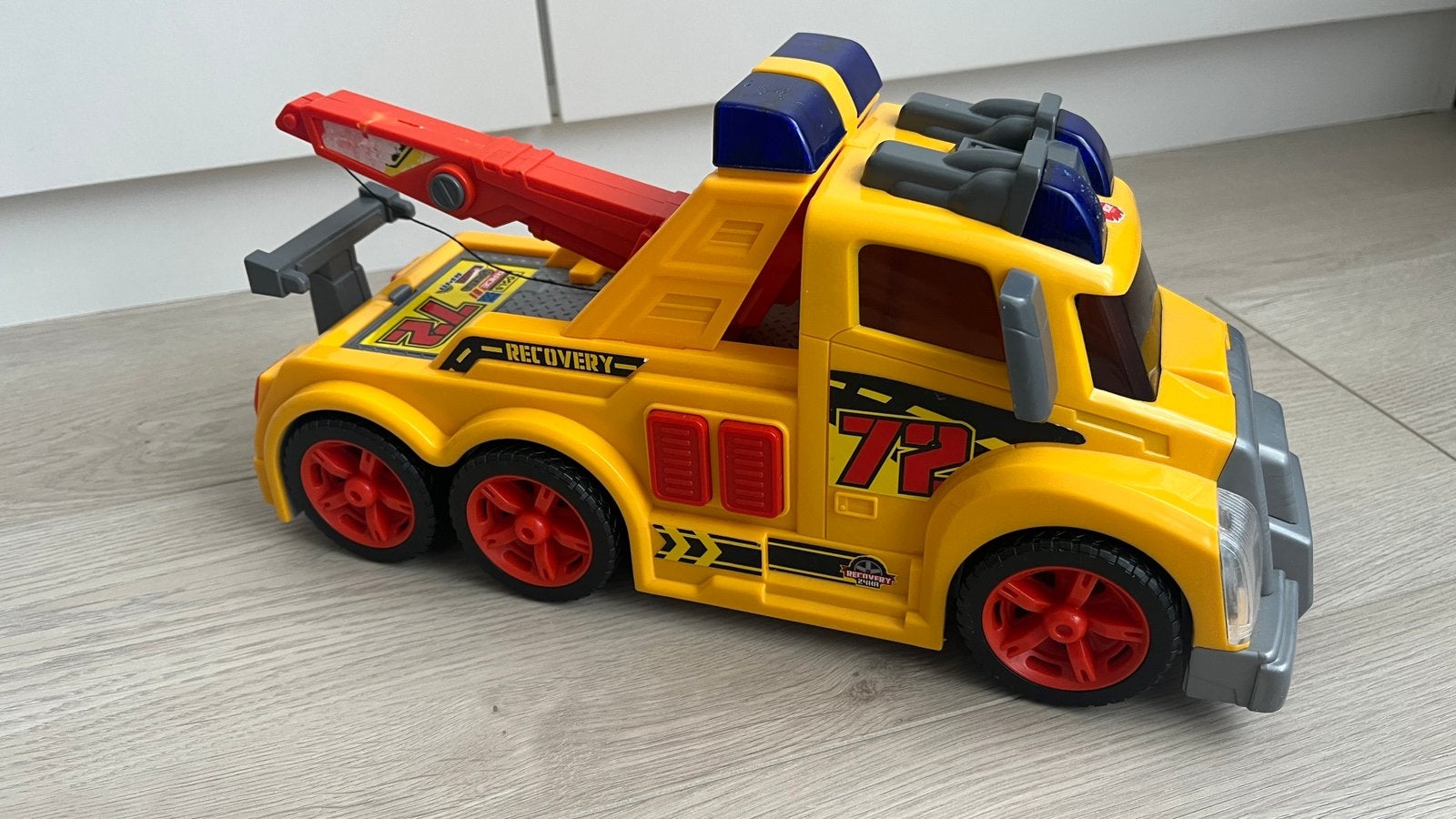 Grote speelgoedauto/takelwagen Dickie Toys, Ophalen of Verzenden, Gebruikt