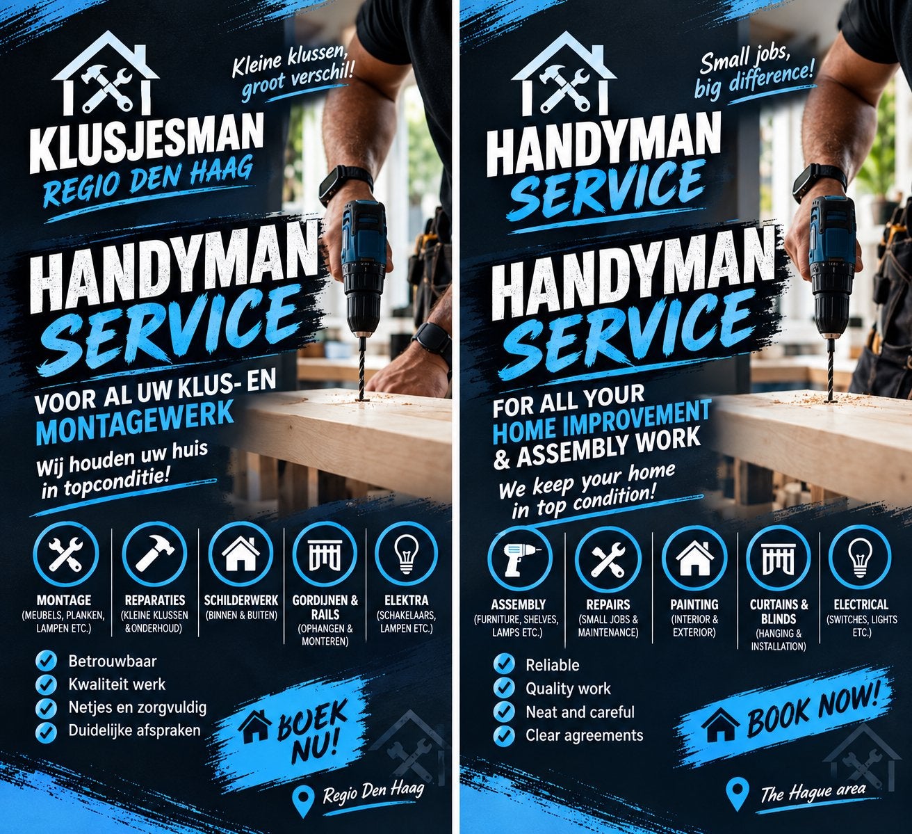Klusjesman regio Denhaag/Rotterdam/delft zoetermeer