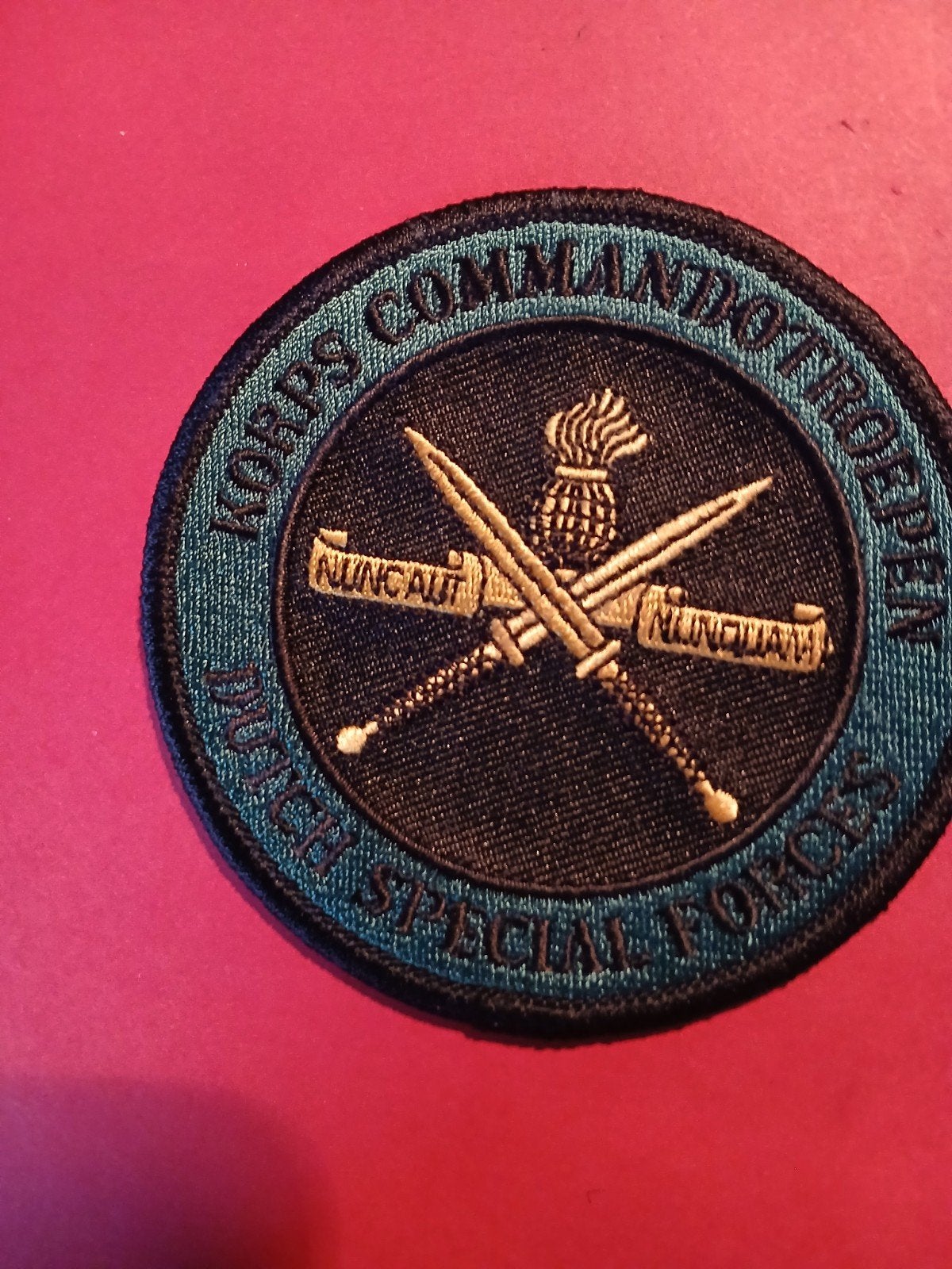 Korps Commandotroepen Dutch Special Forces Embleem, Verzenden, Landmacht, Nederland, Embleem of Badge