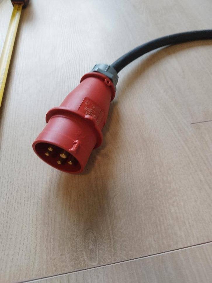 Krachtstroomkabel 16A, Doe-het-zelf en Verbouw, Elektra en Kabels, Ophalen of Verzenden, Nieuw, Overige typen