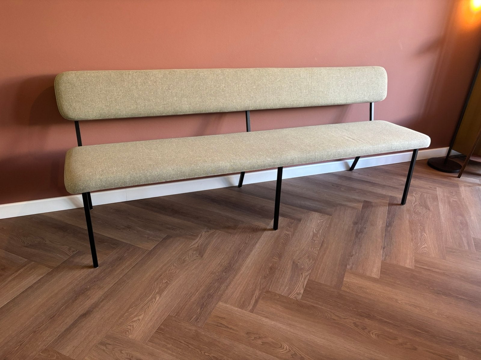 Coode Eettafelbank | Studio Henk | Nieuwprijs €1300 | Nieuw!, Ophalen of Verzenden, Nieuw, Metaal, Modern