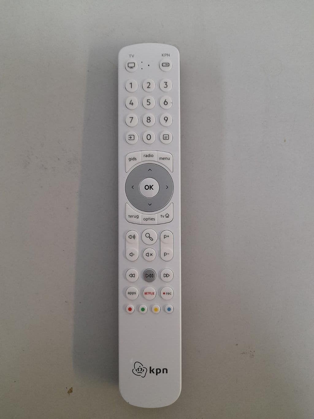 KPN interactieve tv afstandsbediening, Ophalen of Verzenden, Gebruikt, Origineel, Tv