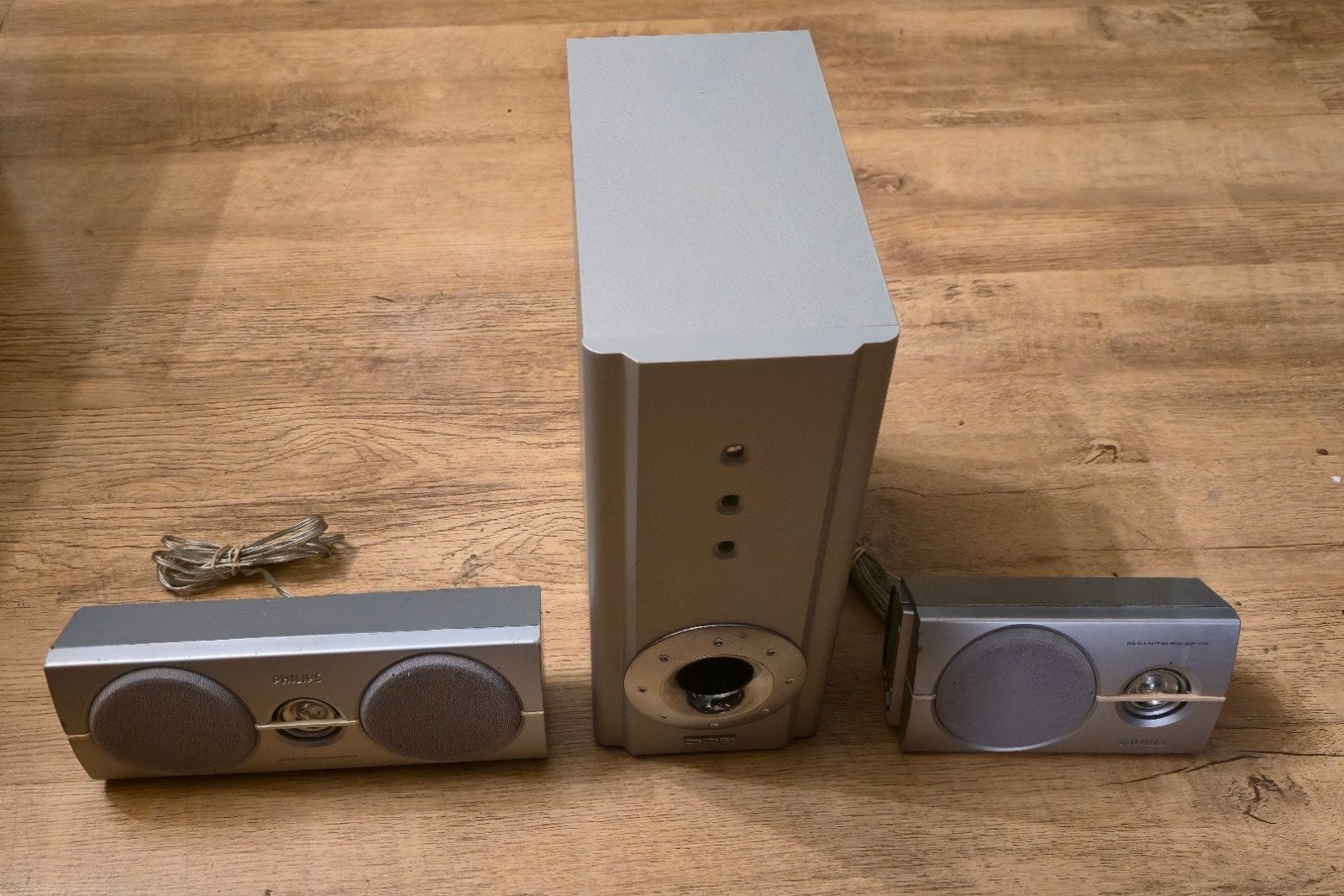 Philips AV2930 subwoofer met bijbehorende satelliet speakers, Audio, Tv en Foto, Luidsprekers, Philips, Subwoofer, Refurbished
