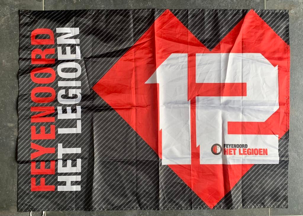 Feyenoord Rotterdam: Het Legioen (12) Vlag, Verzamelen, Ophalen of Verzenden