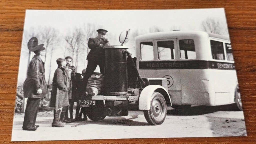 Foto BUS SM Maastricht 5 met gasgenerator, Verzenden, Gebruikt, Bus of Metro, Overige typen