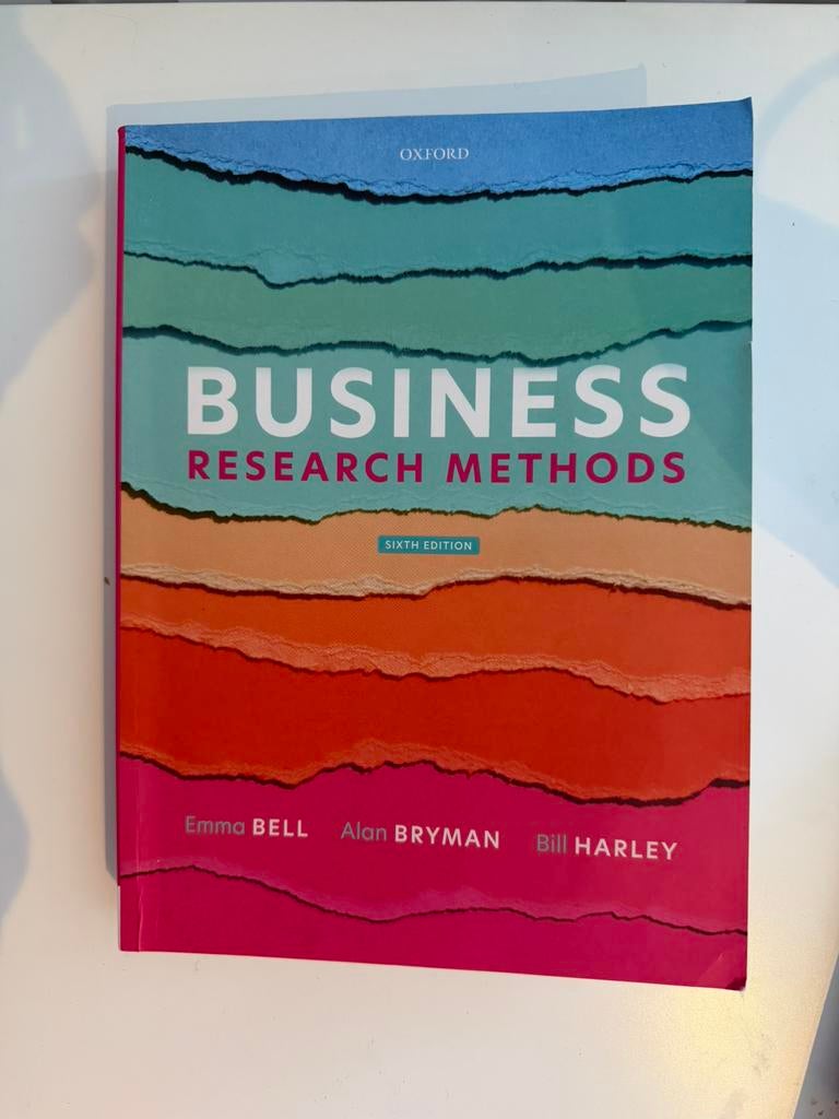 Business Research Methods, Verzenden, Beta, Zo goed als nieuw, WO