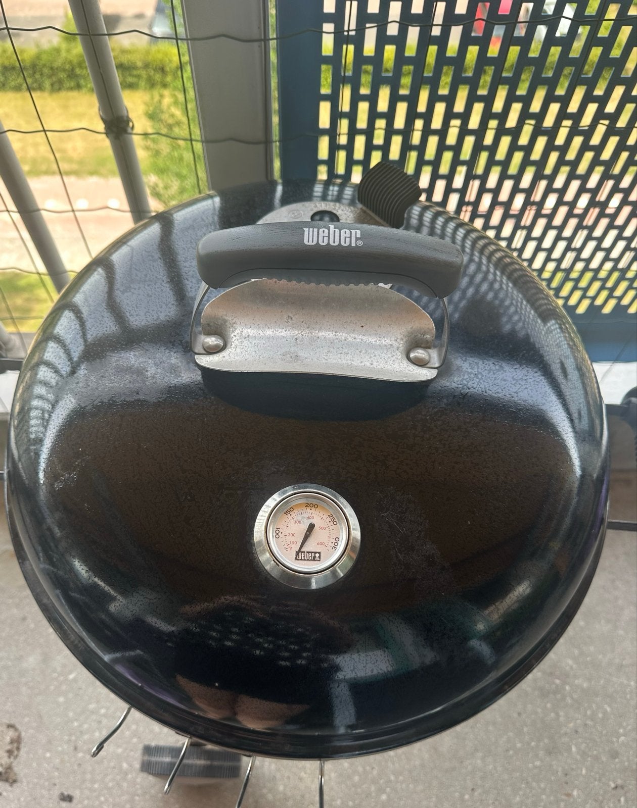 Weber barbecue met thermometer, Ophalen, Gebruikt
