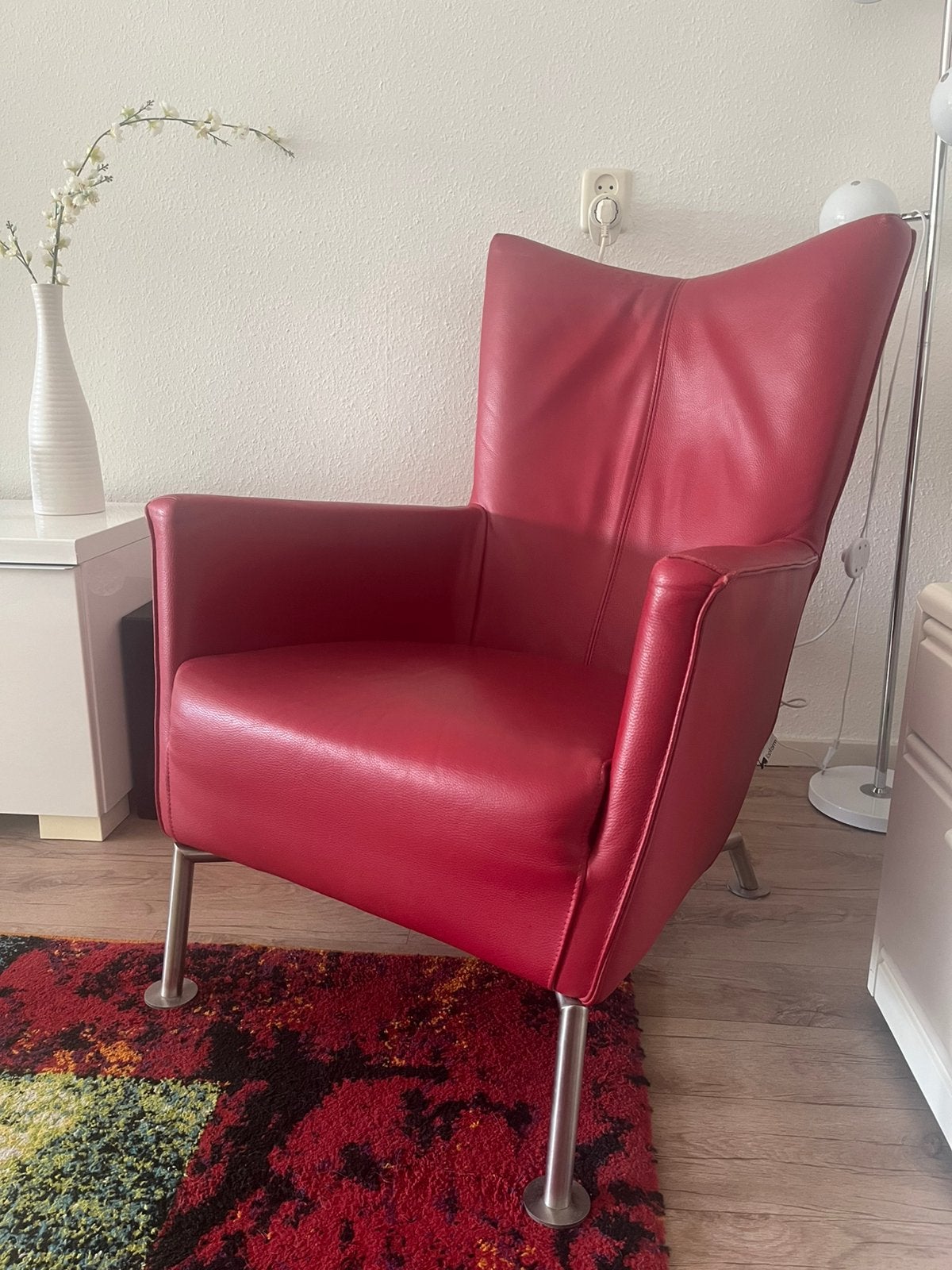 Topform fauteuil, Huis en Inrichting, Fauteuils, Ophalen, Gebruikt, Design, Leer
