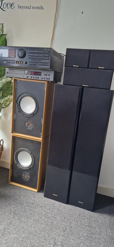 Diverse audioapparatuur en speakers (zonder kabels), Ophalen, Front, Rear of Stereo speakers, Overige merken