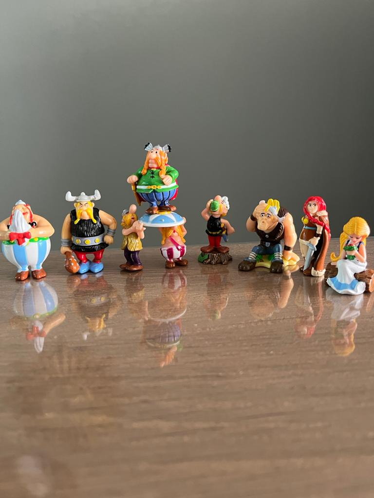 Leuke set Asterix en Obelix poppetjes, Ophalen of Verzenden, Zo goed als nieuw