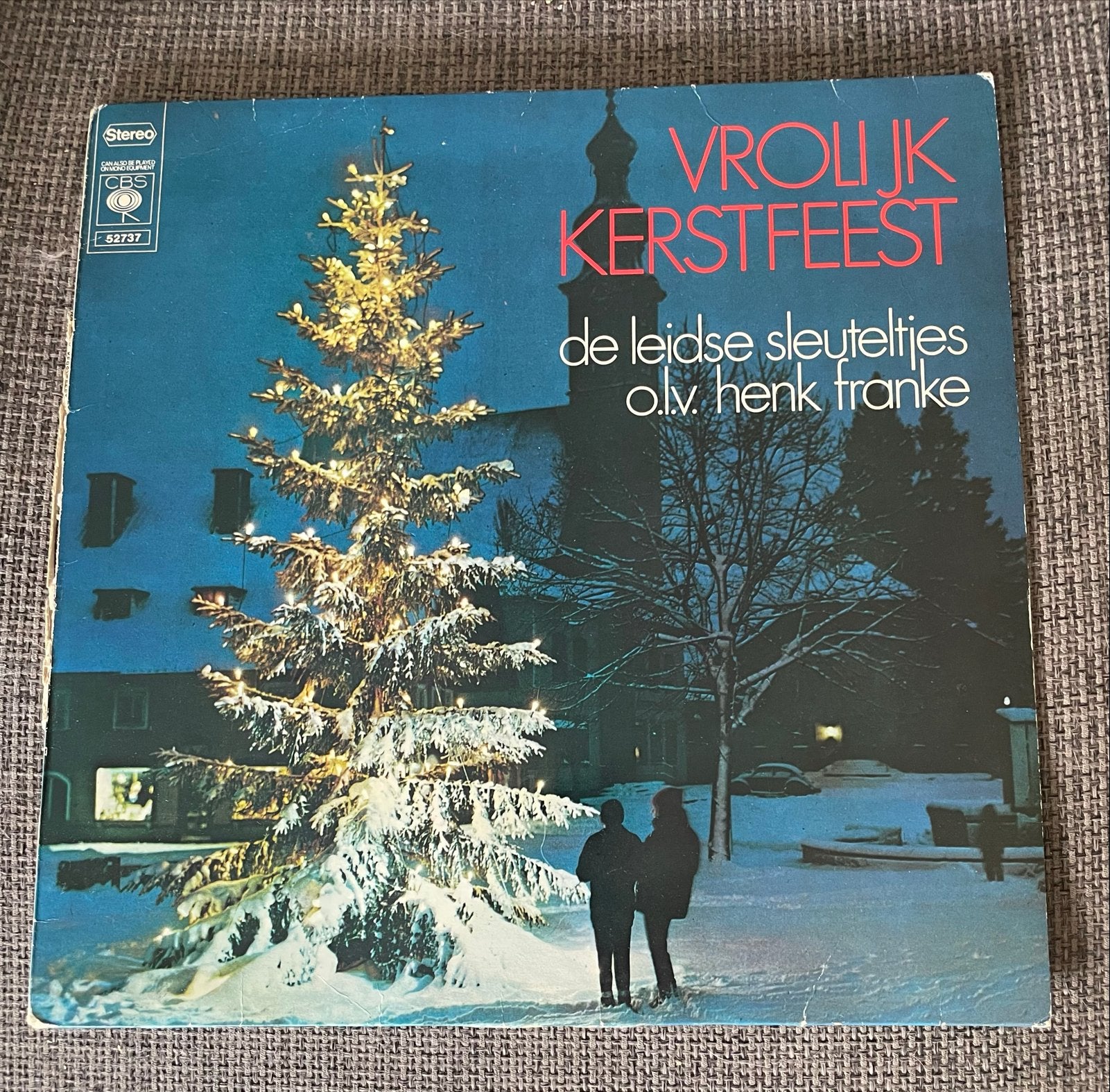 Vrolijk Kerstfeest - De Leidse Sleuteltjes, LP, Gebruikt, Ophalen of Verzenden, 12 inch