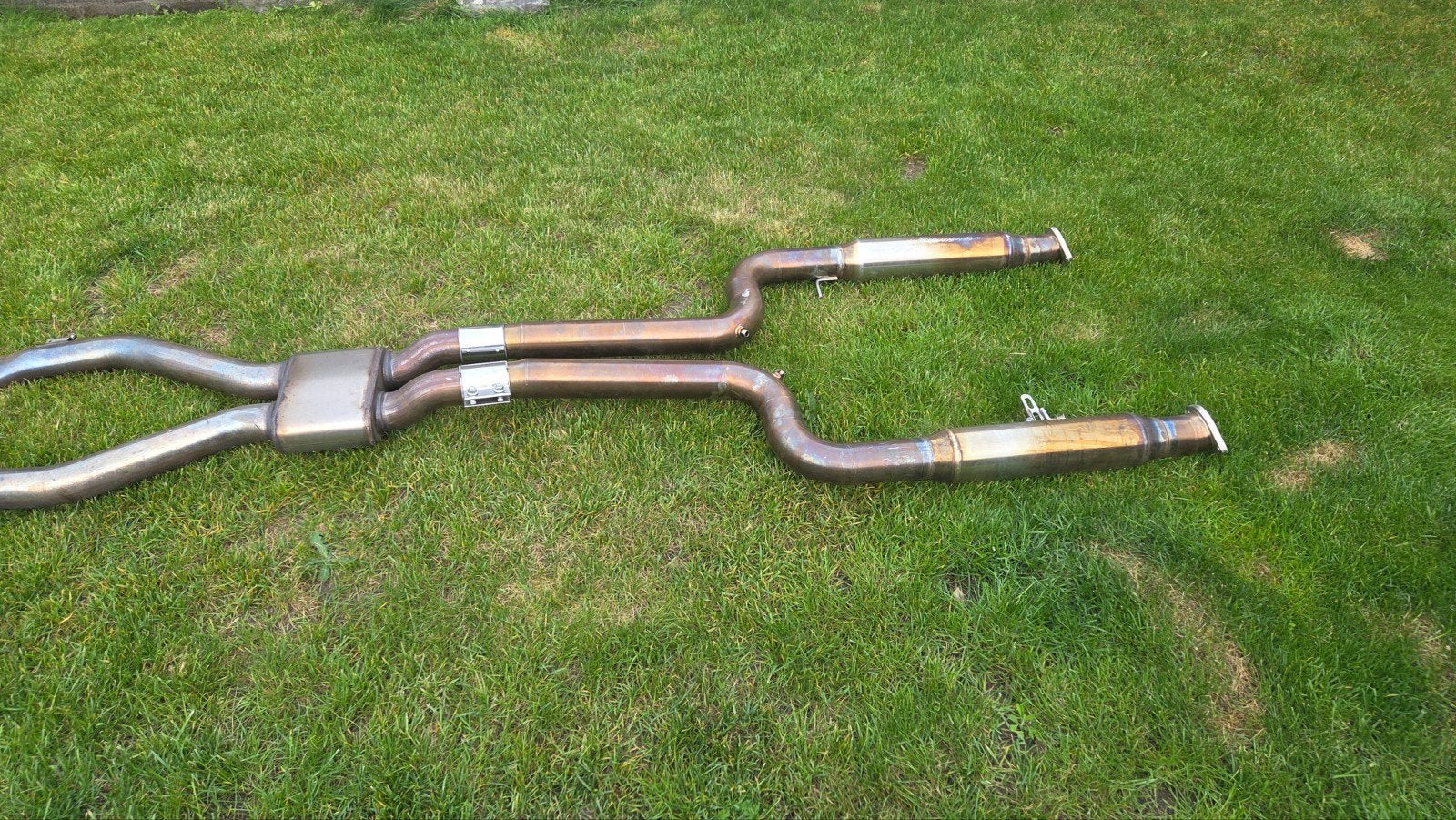 Bmw m3 m4 uitlaat en downpipes g80 g81 g82, Auto-onderdelen, Uitlaatsystemen, Ophalen, Gebruikt, BMW
