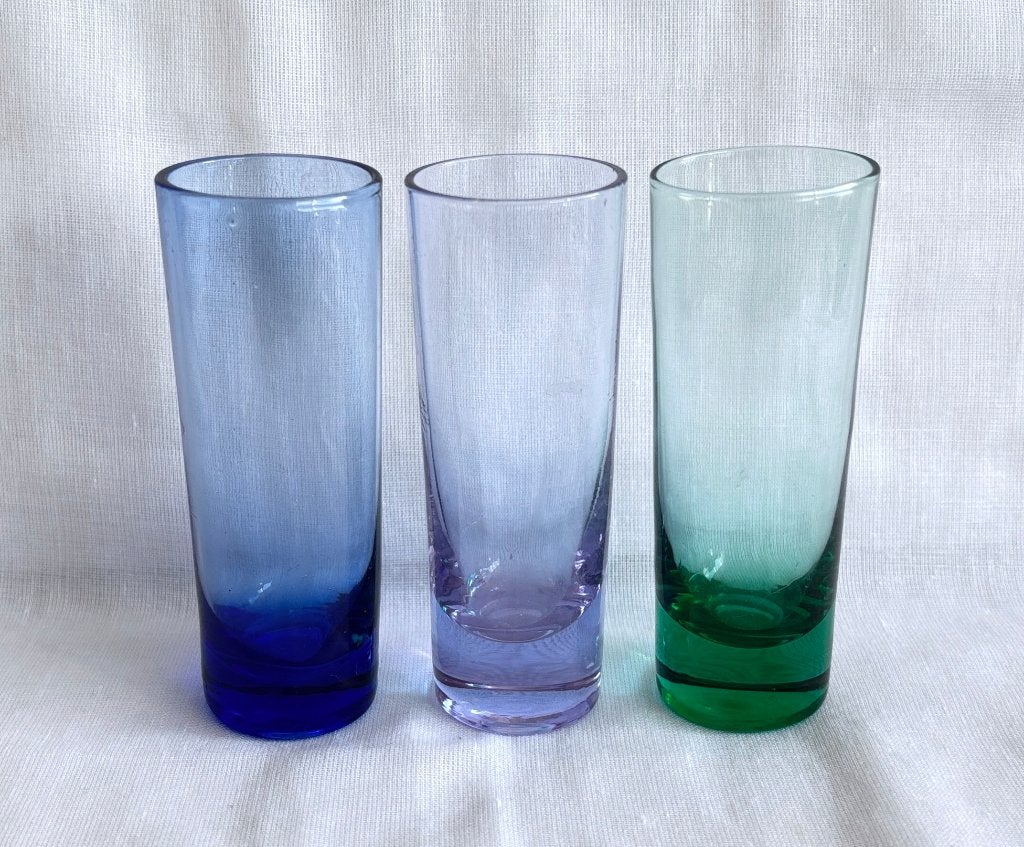 3 Vintage Finse Design Shotglazen • Kaj Franck Nuutajärvi, Antiek en Kunst, Ophalen