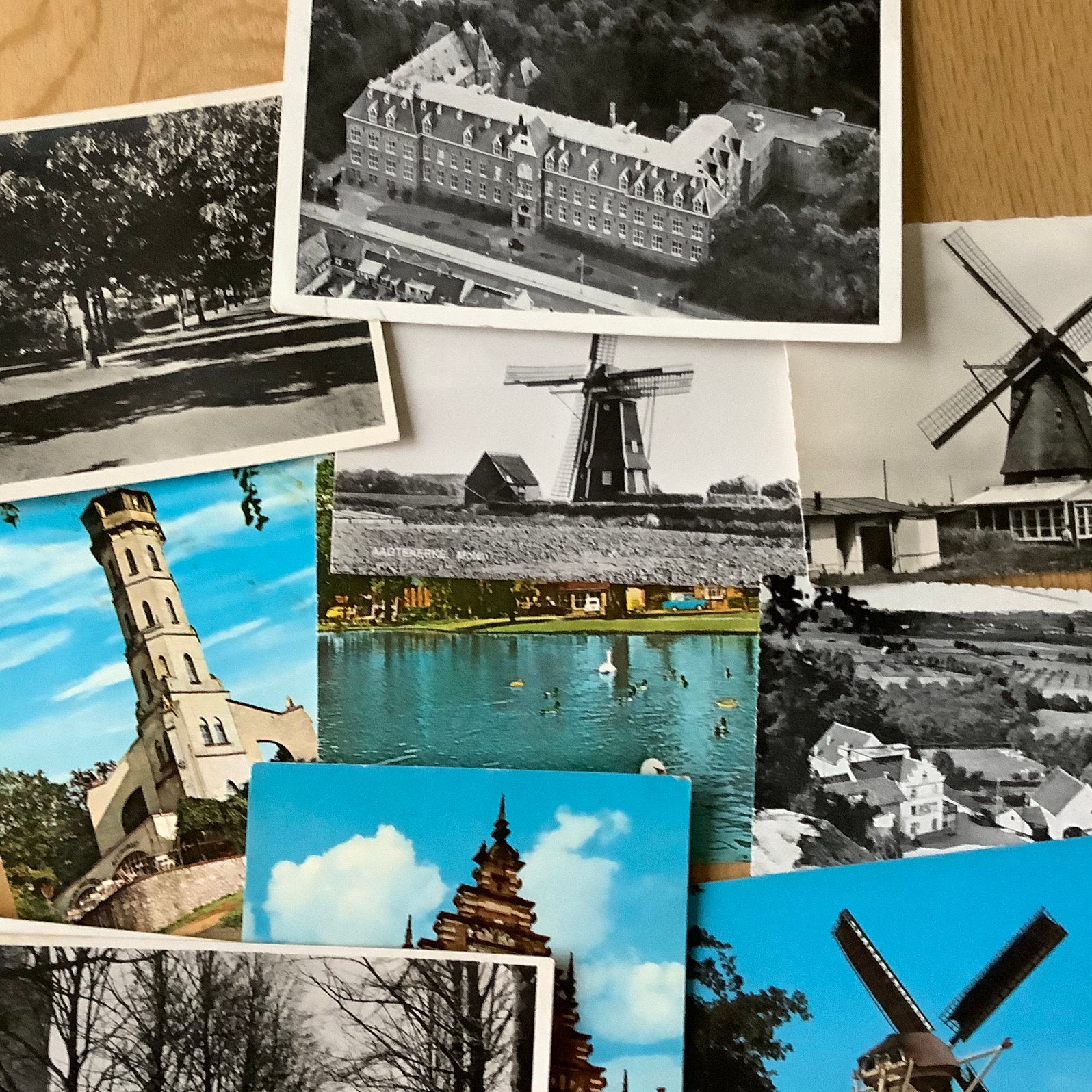 Ansichtkaarten nederland, Ophalen, 1940 tot 1960, Stad of Dorp