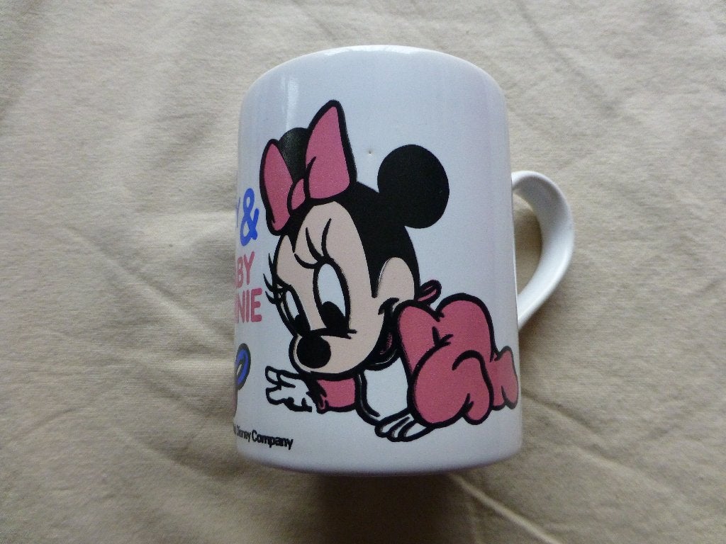 Disney beker uit 1987 Colorall Kilncraft, England., Ophalen, Mickey Mouse, Zo goed als nieuw, Servies
