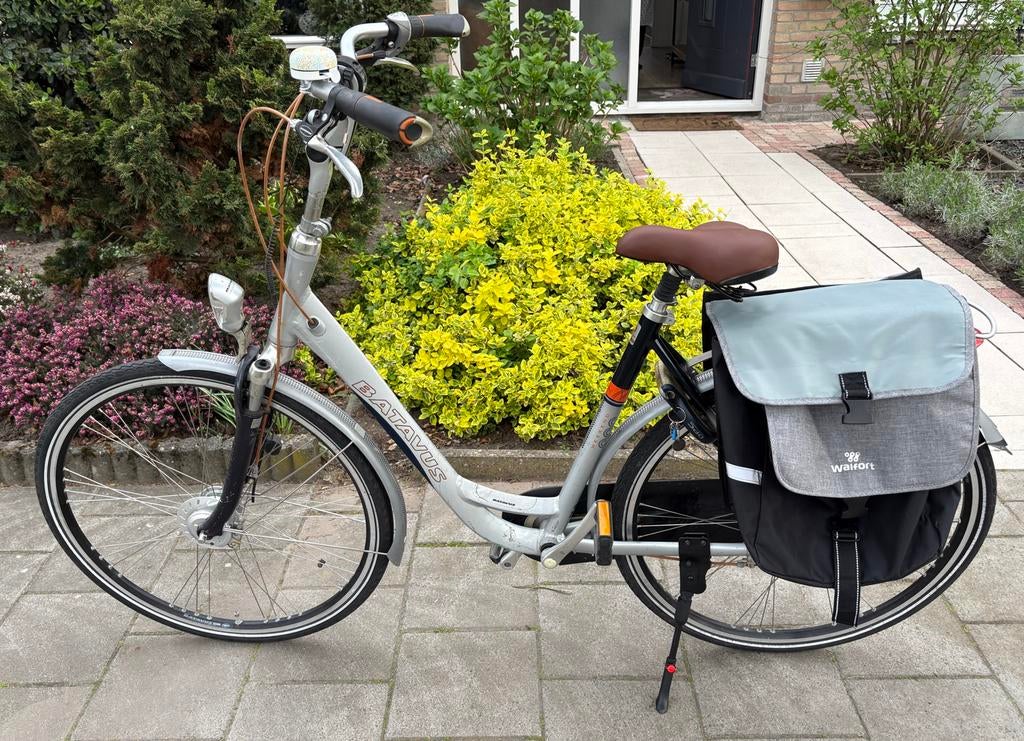Batavus fiets met fietstassen, 51 tot 55 cm, Ophalen of Verzenden, Gebruikt, Batavus