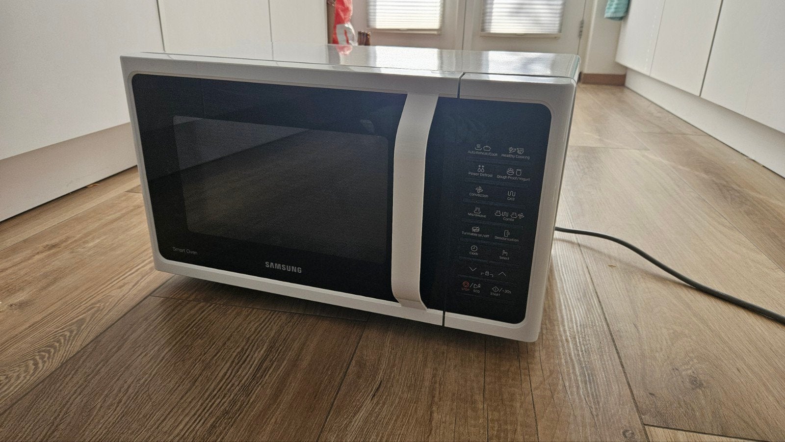 Samsung Smart Oven Combimagnetron - Wit, Ophalen, Combimagnetron, Gebruikt, Draaiplateau