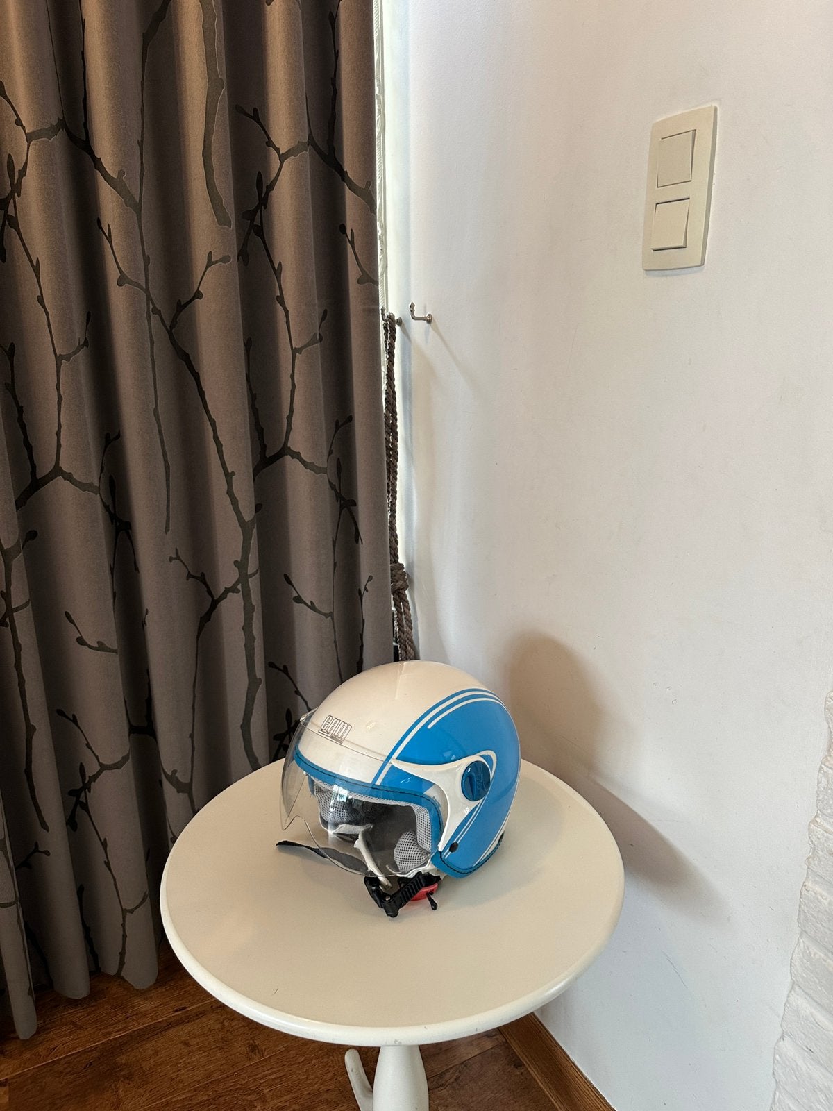 GCM kinder helm kinderhelm met vizier 51-52 cm zgan, Ophalen of Verzenden, Zo goed als nieuw, Small