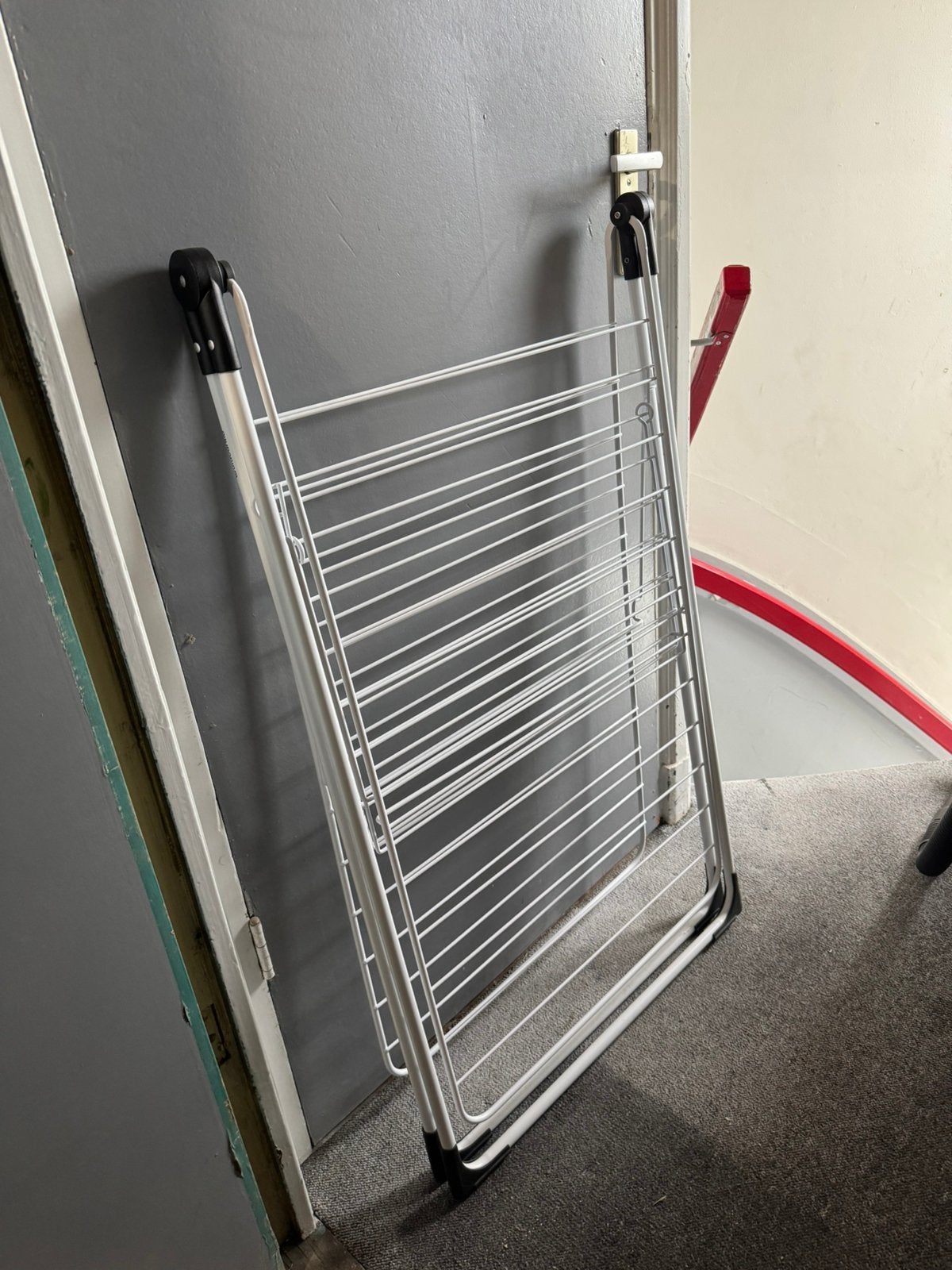 Brabantia hangon droogrek wit, Ophalen, Zo goed als nieuw, Wasrek