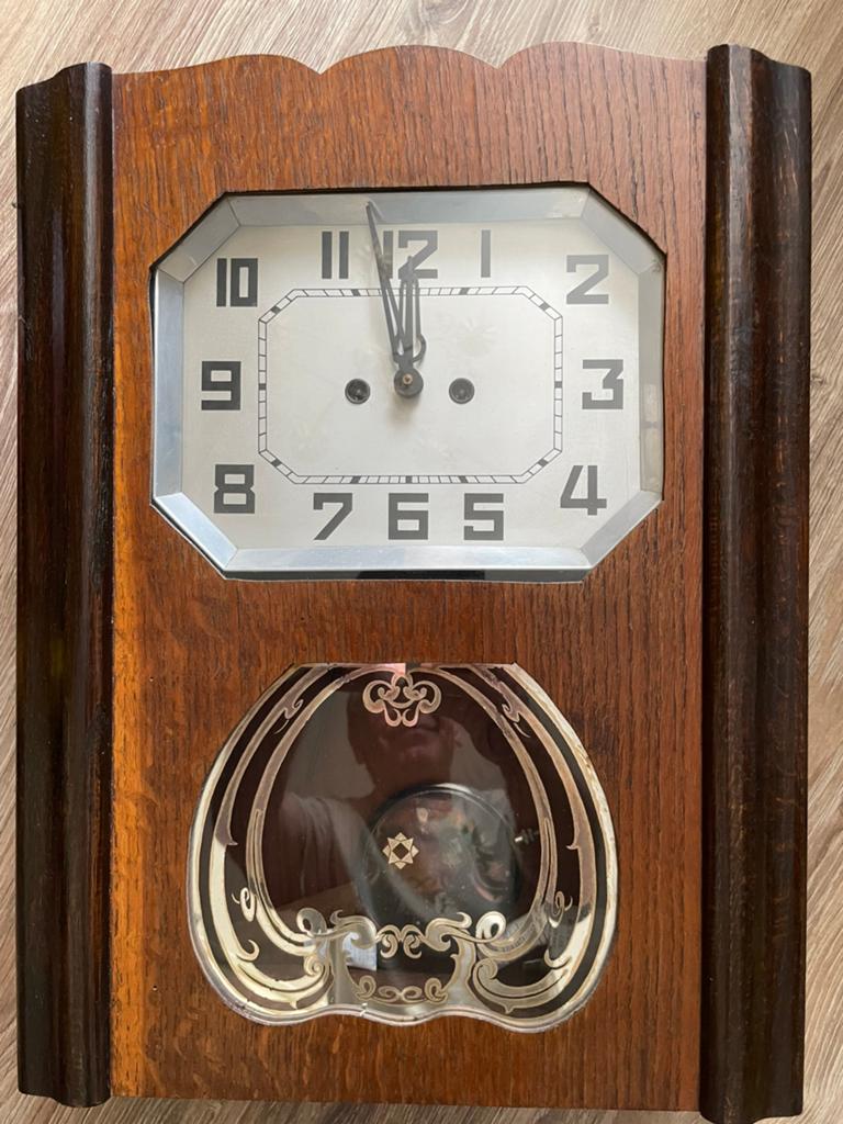 Art-deco hangklok., Antiek en Kunst, Antiek | Klokken, Ophalen