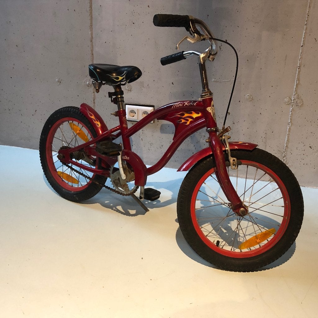 stoere robuuste kinderfiets, Ophalen, Terugtraprem, Zijwieltjes, Gebruikt