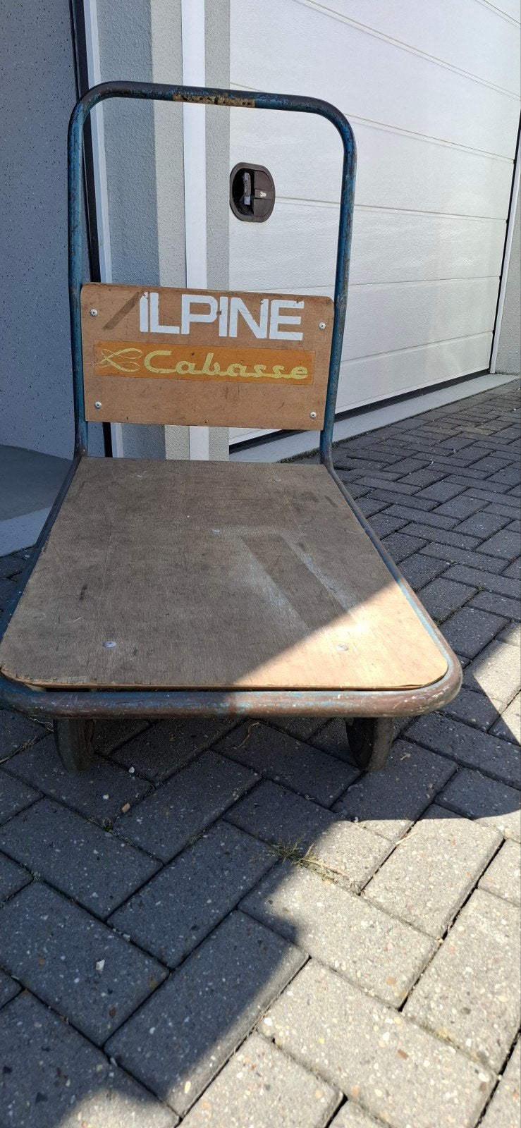 Industriële Vintage Transportkar / Plateauwagen (Alpine & Ca, Ophalen