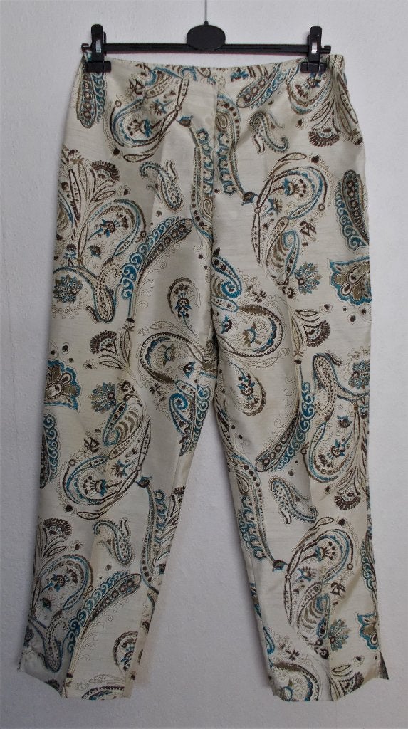Mooie batik look print broek! L, Bruin, Verzenden, Maat 42/44 (L), Zo goed als nieuw