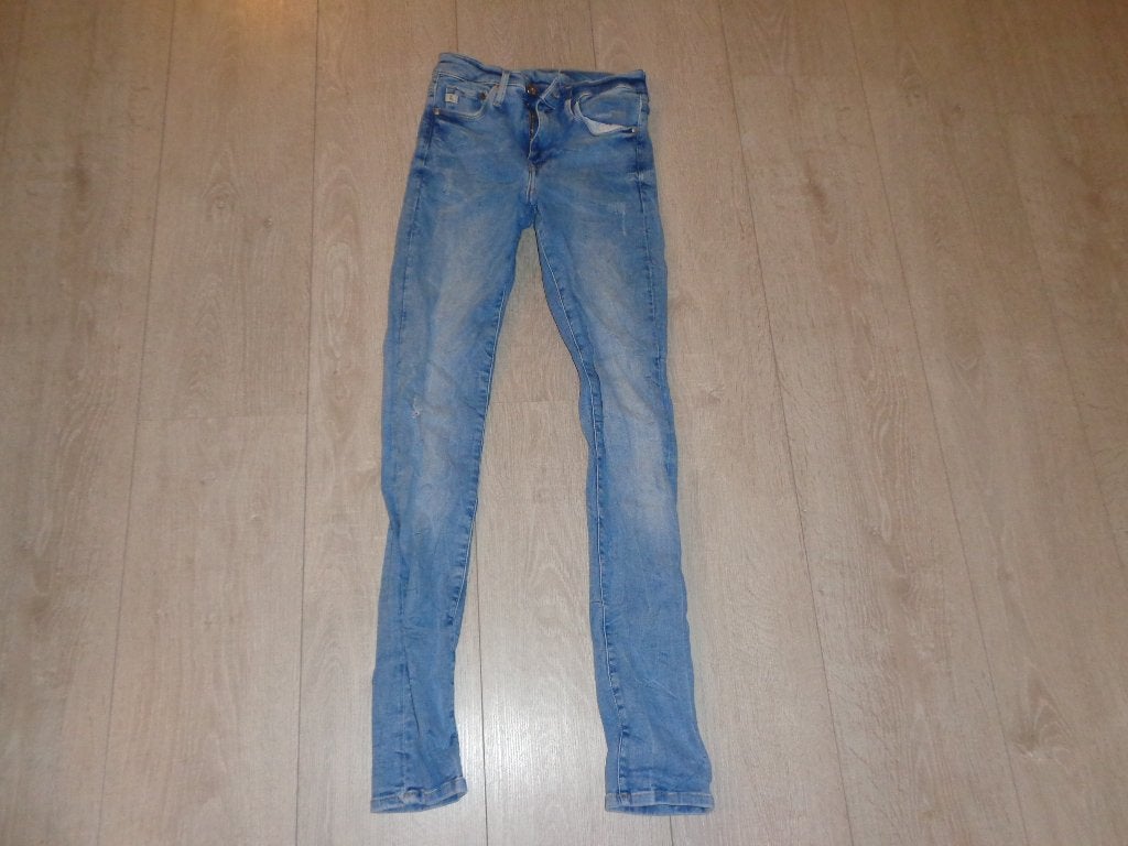 damesspijkerbroeken, maat 27/28, Diesel, H&M, Ophalen of Verzenden, Gedragen, Blauw, W27 (confectie 34) of kleiner
