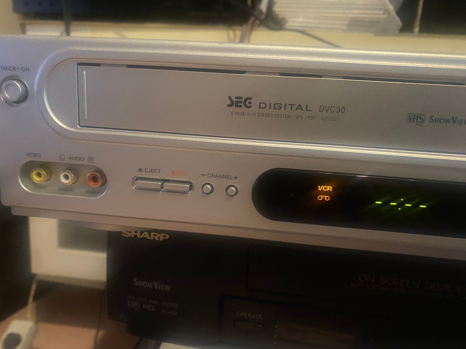 SEG  digital vhs video recorder speler, Ophalen of Verzenden, Zo goed als nieuw