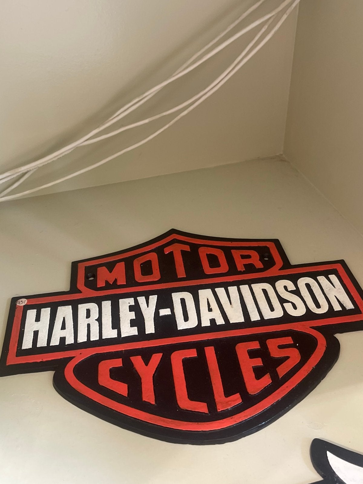 Harley davidson ijzeren bord, Ophalen of Verzenden, Zo goed als nieuw