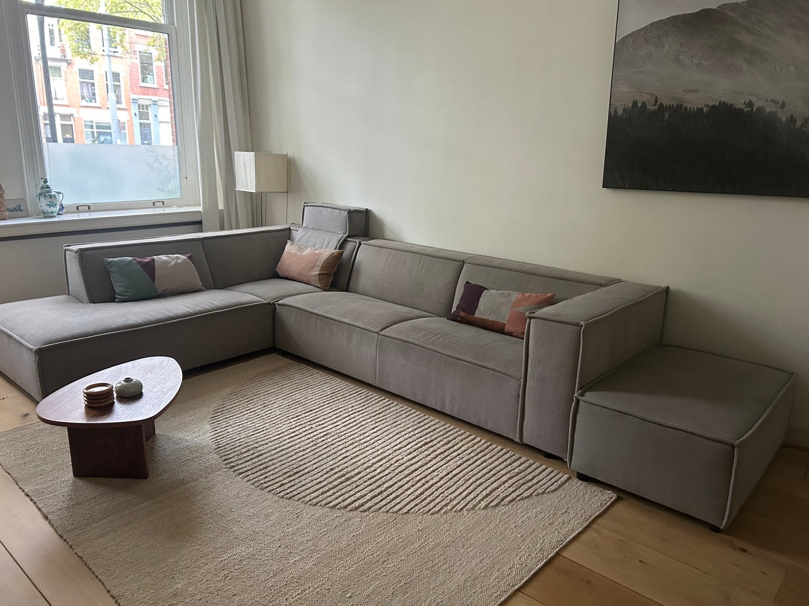 By Sidde Sommer warm grey hoofdkussen hoofdsteun, Ophalen of Verzenden, Zo goed als nieuw