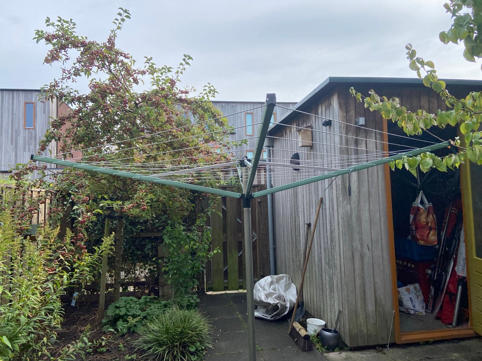 Brabantia Droogmolen - Zo goed als nieuw en met grondanker, Ophalen, Gebruikt, Droogmolen