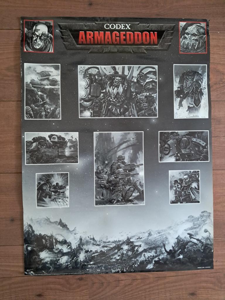 Poster Codex Armageddon Warhammer 40K poster, Ophalen of Verzenden, Warhammer