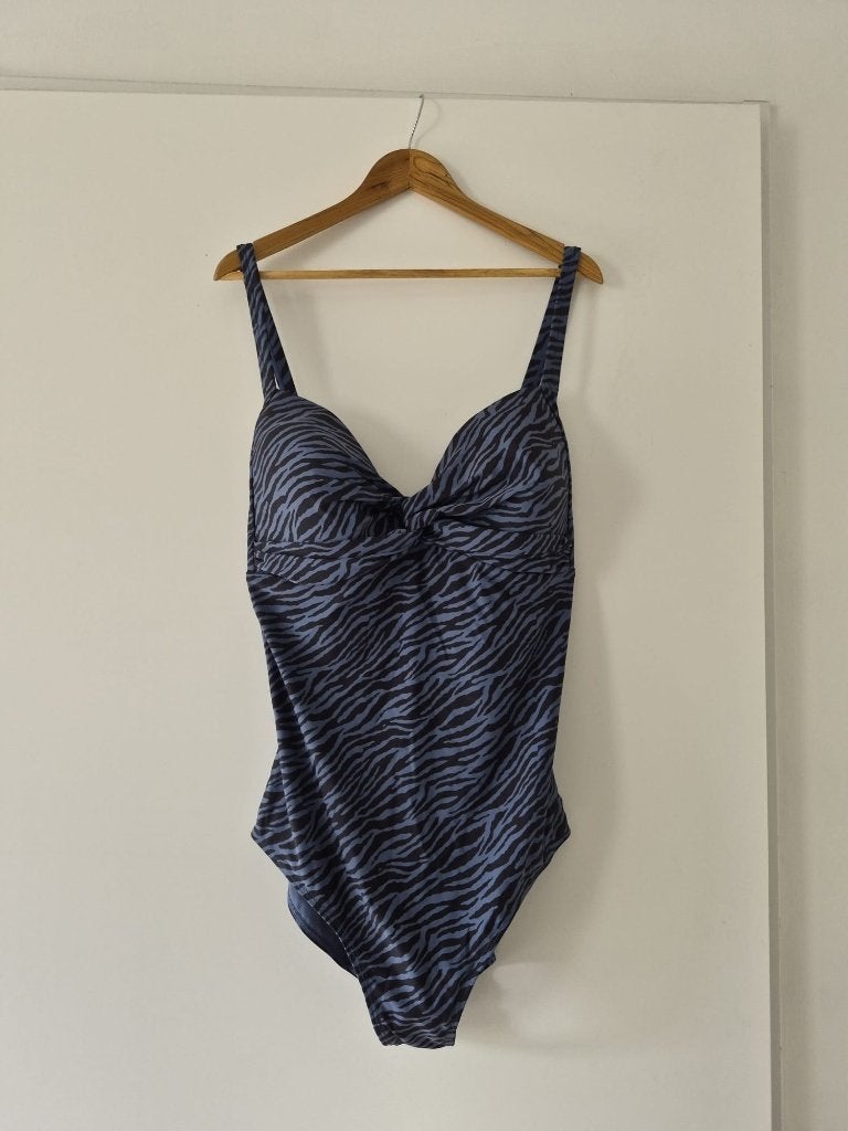 Badpak maat 48 dames Zeeman - nieuw - zwart / blauw, Kleding | Dames, Badmode en Zwemkleding, Blauw, Zeeman, Nieuw, Badpak
