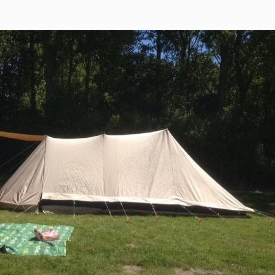 Esvo piramide 6 tent super katoen, 4 personen, Caravans en Kamperen, Ophalen, Gebruikt, Tot en met 4